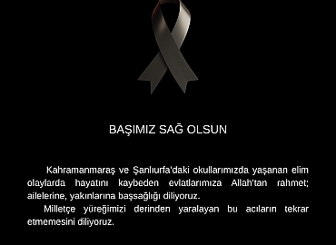 BAŞIMIZ SAĞ OLSUN
